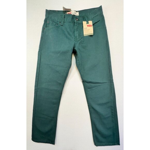 Levi's 513 Juniors Slim Straight Fit Jeans Ponderosa Pine Size 14 Regular 27x27 - Picture 1 of 12